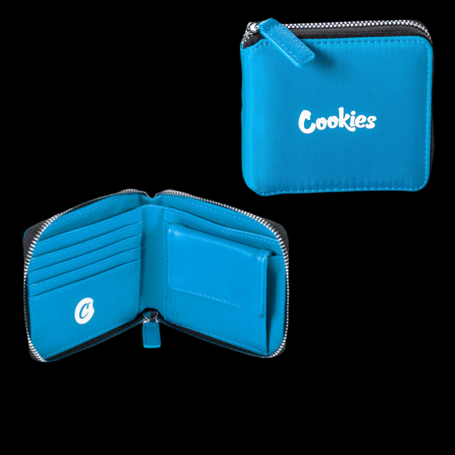 小物 Cookies Luxe Zipper Wallet blue Luxe Zipper Wallet – Cookies Clothing