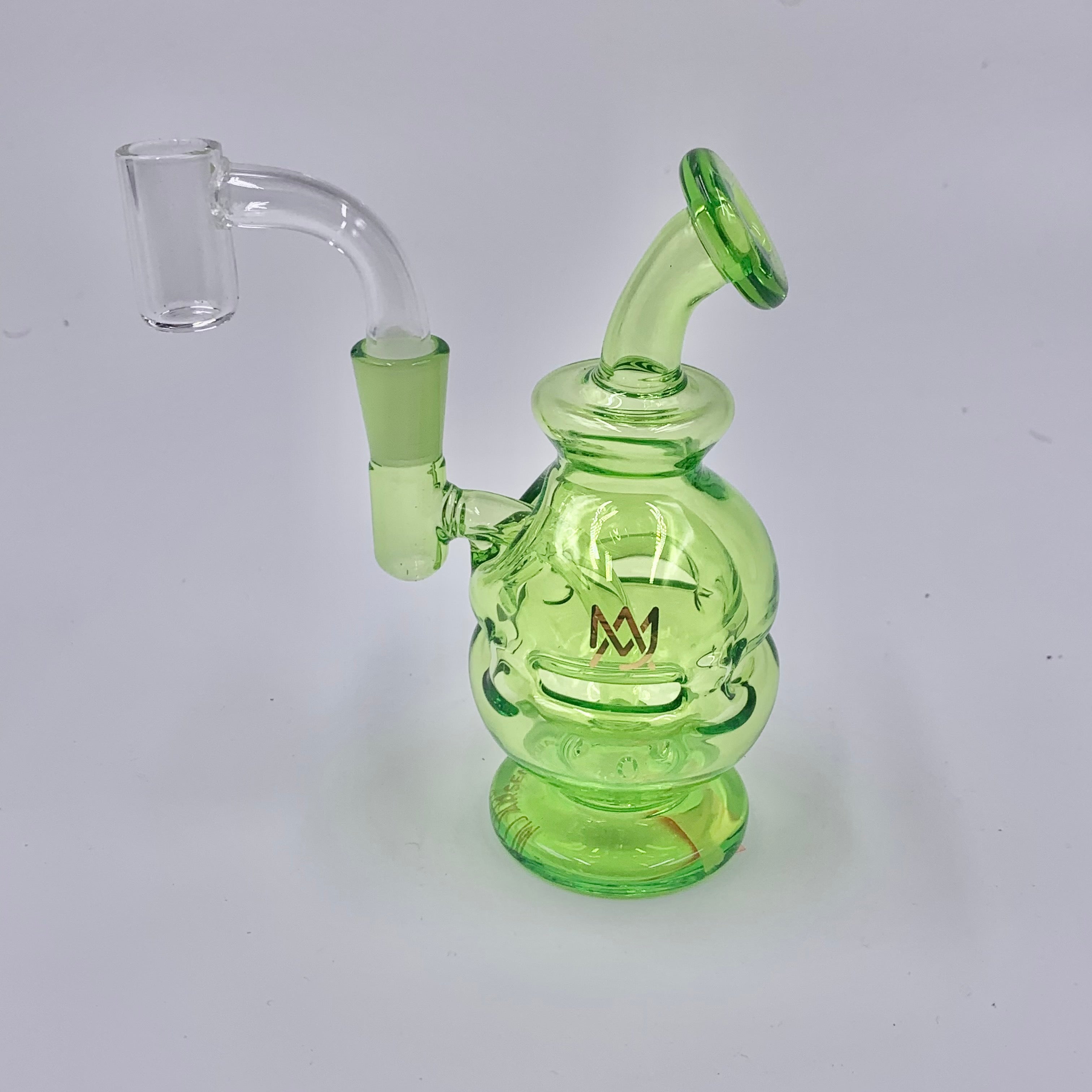 MJ ARSENAL 5'' LIMITED ADDITION GREEN ROYALE MINI DAB RIG Cali Smokes