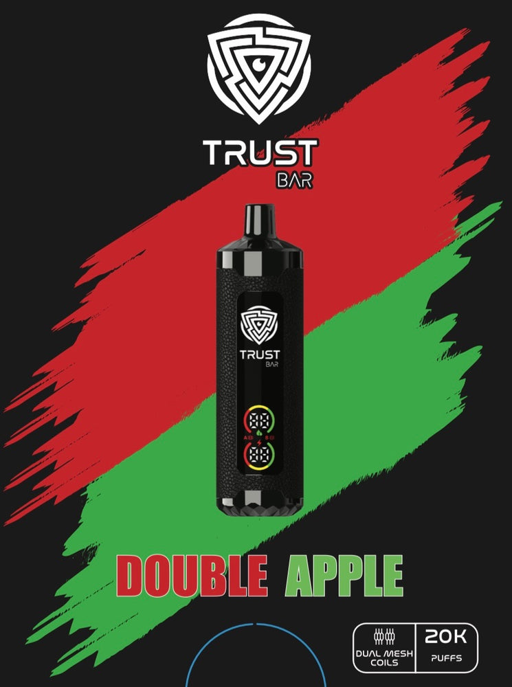 
                  
                    TRUST BAR DISPOSABLE 20k PUFFS 22ML 5MG Dual Mode Rechargeable
                  
                