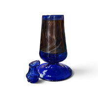 Eternal Flameworks Proxy Core Goblet Set Cobalt/Chocolate Smoke
