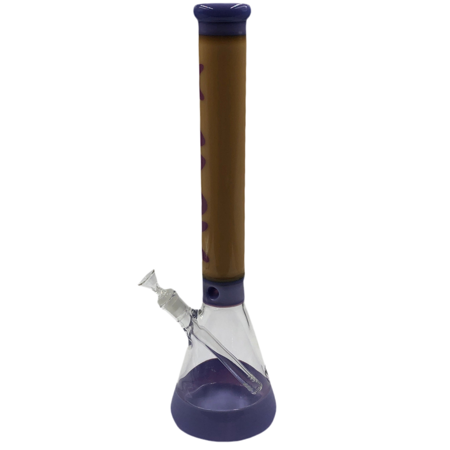 MAV 18" HERMOSA BEAKER BONG PURPLE/BUTTER