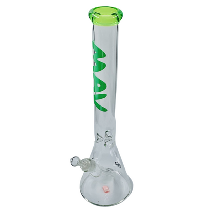 MAV 18'' GREEN CLASSIC BEAKER BONG