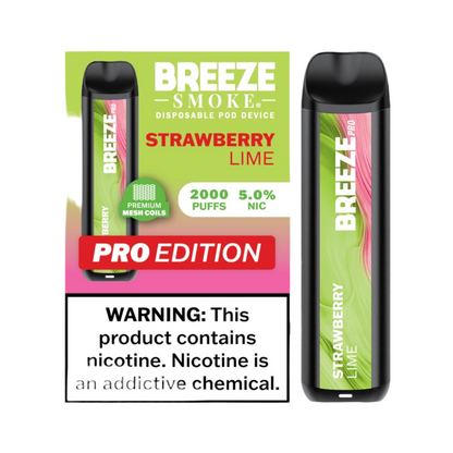 Breeze Pro Edition 6ML 2000 Puffs 5% Nic