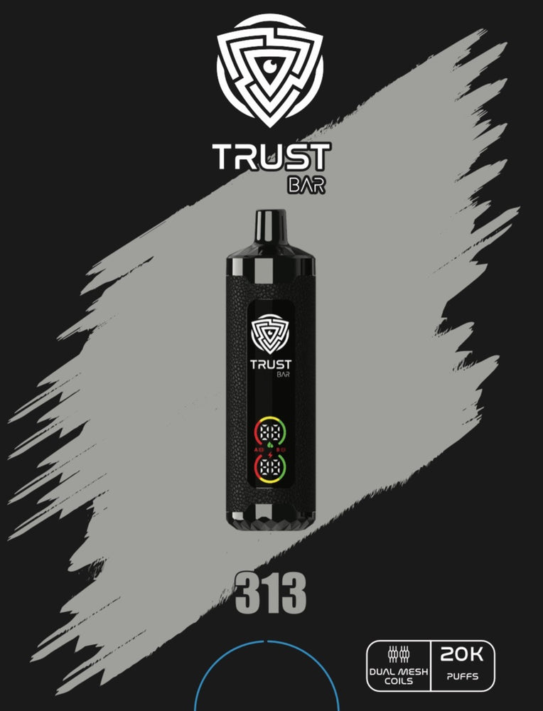 
                  
                    TRUST BAR DISPOSABLE 20k PUFFS 22ML 5MG Dual Mode Rechargeable
                  
                