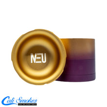 Load image into Gallery viewer, Neu Dry Herb Aluminum Grinder With Ashtray &amp; Storage Top - 63 mm - 4 Parts
