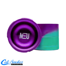 Load image into Gallery viewer, Neu Dry Herb Aluminum Grinder With Ashtray &amp; Storage Top - 63 mm - 4 Parts
