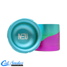 Load image into Gallery viewer, Neu Dry Herb Aluminum Grinder With Ashtray &amp; Storage Top - 63 mm - 4 Parts
