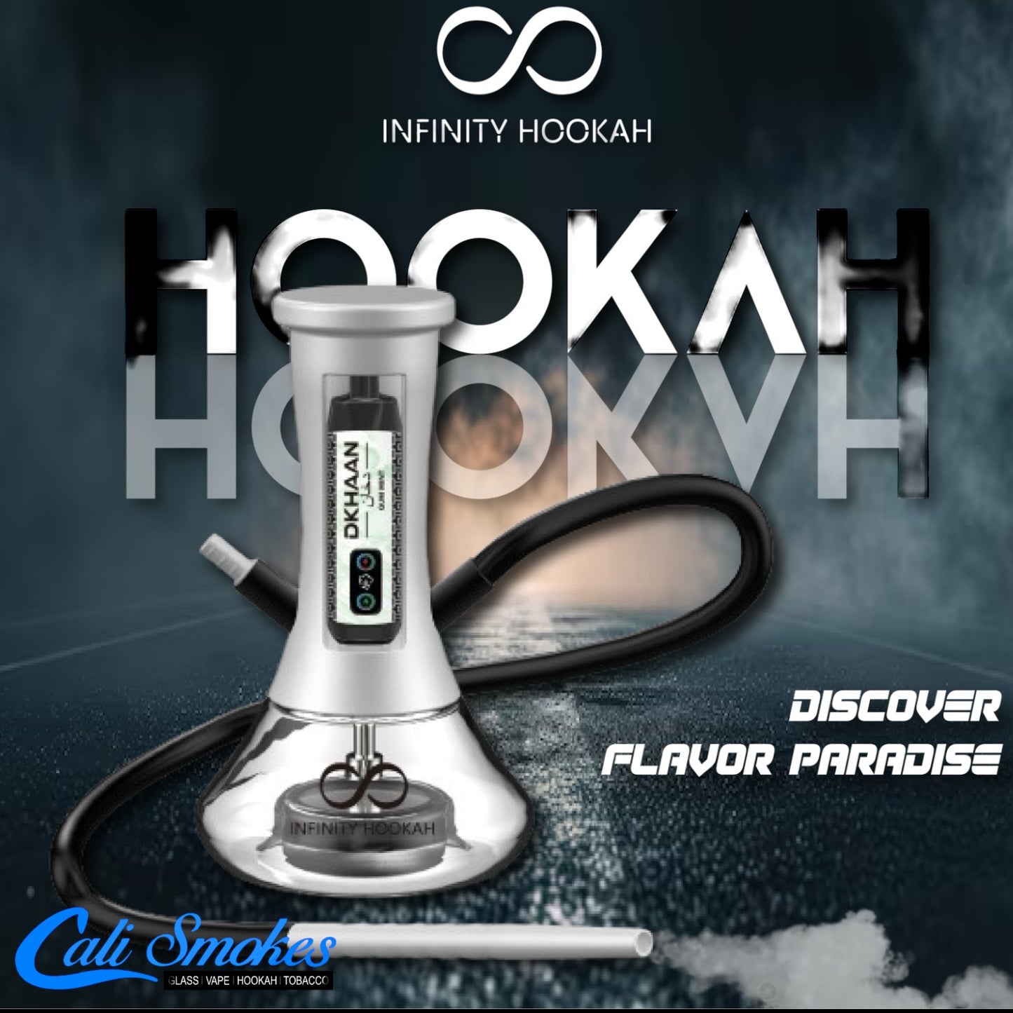 DKHANN INFINITY PORTABLE HOOKAH KIT (FREE DKHANN VAPE)