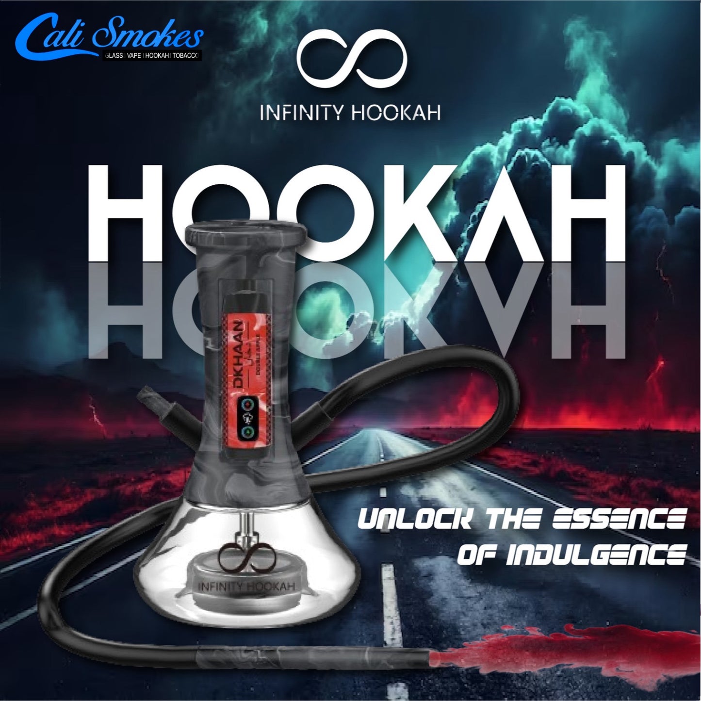 DKHANN INFINITY PORTABLE HOOKAH KIT (FREE DKHANN VAPE)