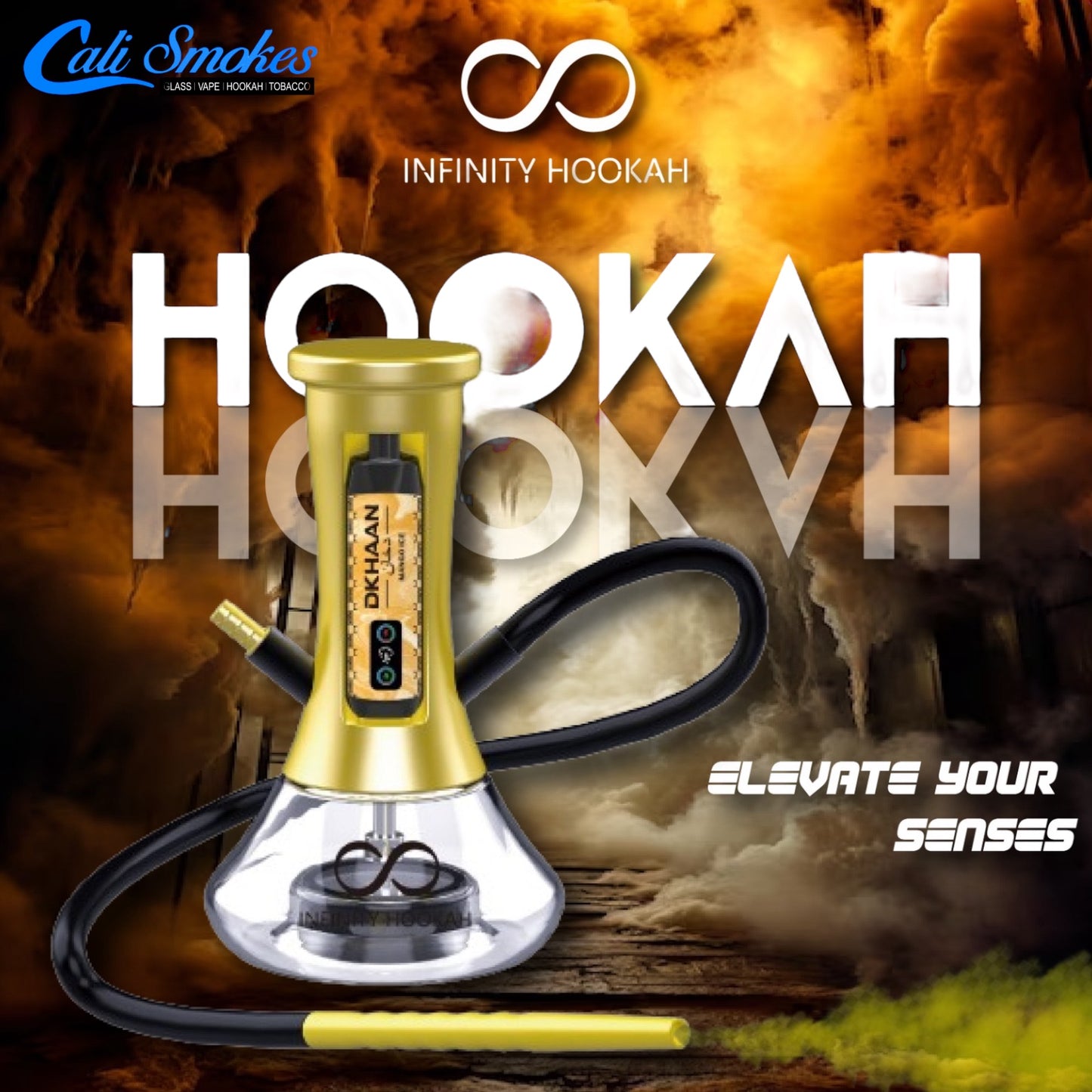 DKHANN INFINITY PORTABLE HOOKAH KIT (FREE DKHANN VAPE)