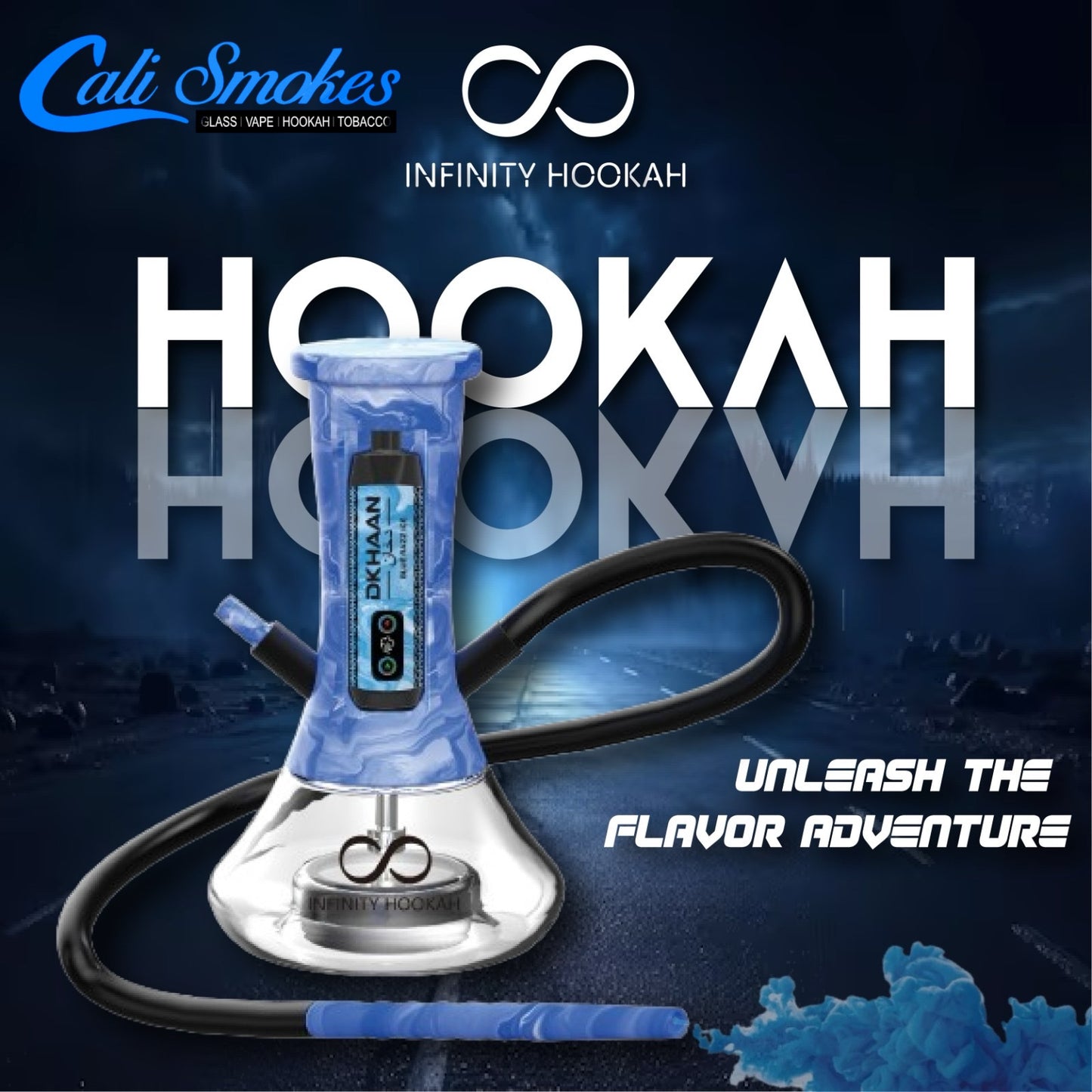 DKHANN INFINITY PORTABLE HOOKAH KIT (FREE DKHANN VAPE)