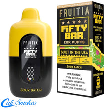 Load image into Gallery viewer, FIFTY BAR X FRUITIA 20k Puffs Disposable 18ml 5%
