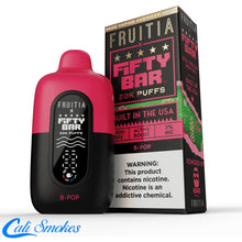 Load image into Gallery viewer, FIFTY BAR X FRUITIA 20k Puffs Disposable 18ml 5%
