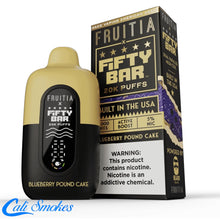 Load image into Gallery viewer, FIFTY BAR X FRUITIA 20k Puffs Disposable 18ml 5%
