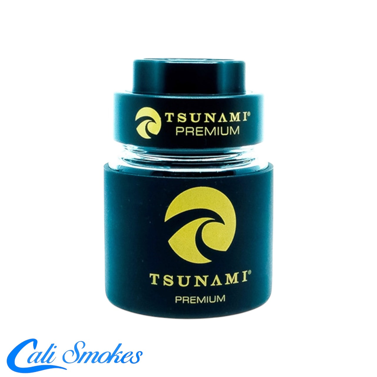 Tsunami Premium Metal Grinder Air Tight Glass Jar With Locking Lid