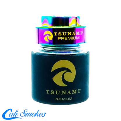 Tsunami Premium Metal Grinder Air Tight Glass Jar With Locking Lid