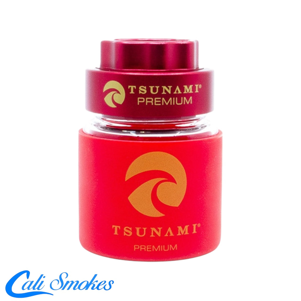 Tsunami Premium Metal Grinder Air Tight Glass Jar With Locking Lid