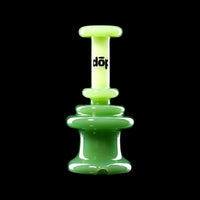 Dop Glass dry bell Puffco Peak Attachment Aqua