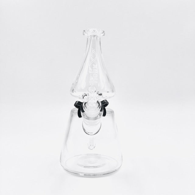 HELIX CLEAR BEAKER BASE WATER PIPE