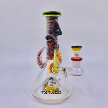 Load image into Gallery viewer, TATAOO WATER PIPE 10&quot; GLASS EYE HORNED
