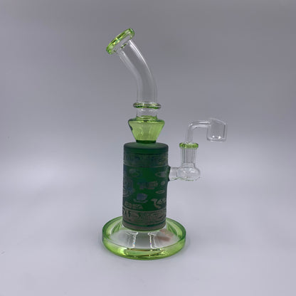 FROSTED GLASS DAB RIG 9"