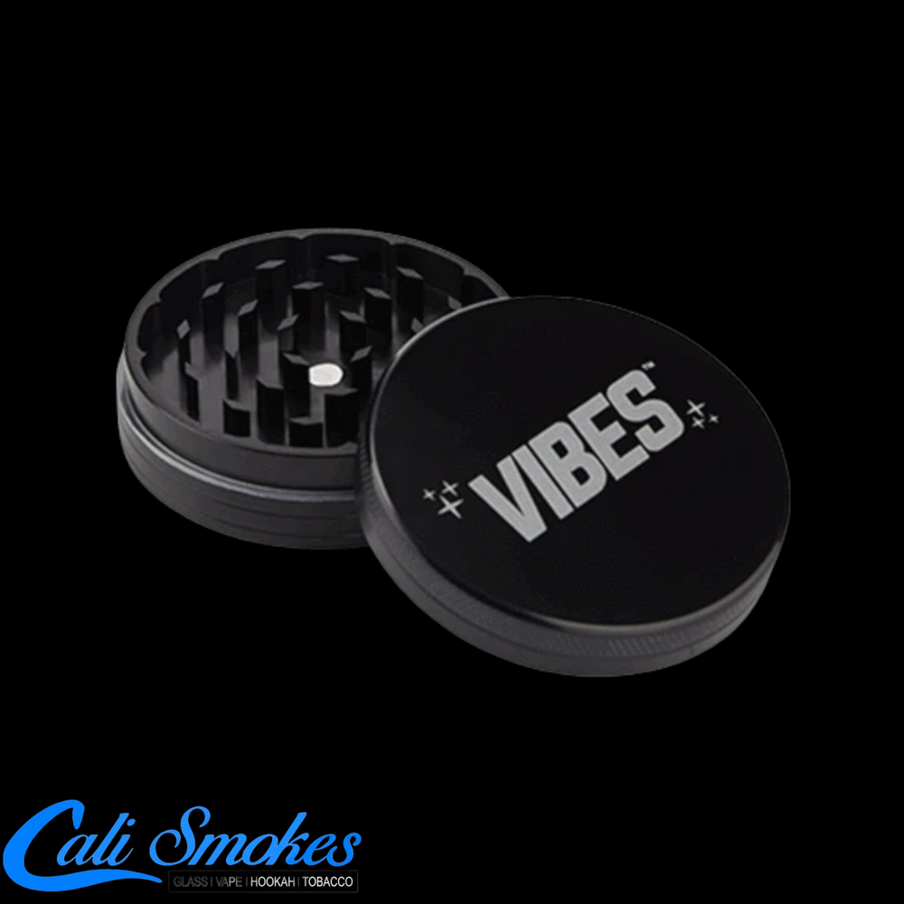 Vibes Vape And Smoke VIBES 2-PIECE GRINDER Cali S Market Vibes Vape And Smoke VIBES 2-PIECE GRINDER Cali S Market