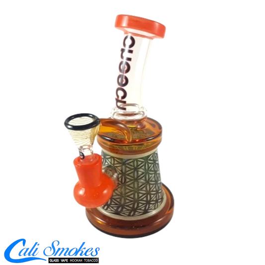 Cheech Glass 7" Tall Etched Dab Rig