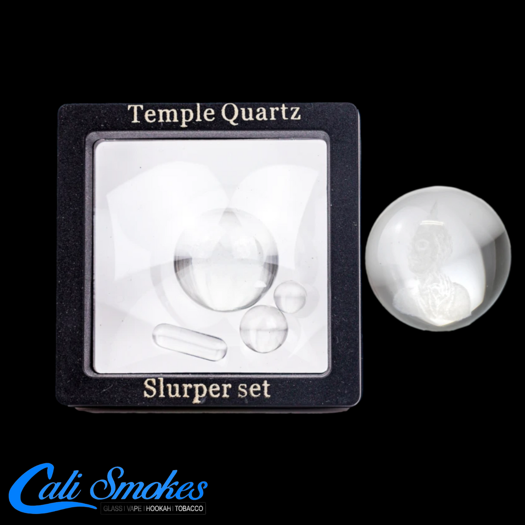 Temple Quartz Sandblasted Marble Set