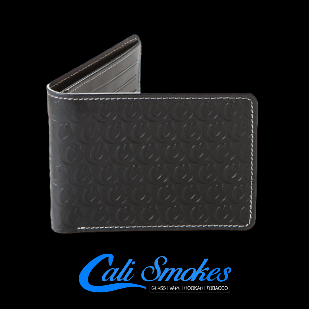 COOKIES Leather Monogram Wallet